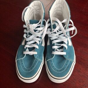 Vans Sk8hi Blue Coral Suede Men’s 6.5 Women’s 8
